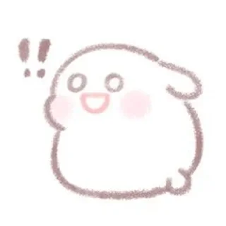 😮 emoji 可爱兔 Telegram sticker 13 of 52