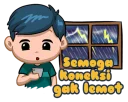 😔 emoji LDR Couple Story @Tikelmu Telegram sticker 7 of 81