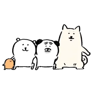 💬 emoji joke bear with friends_kal Telegram sticker 8 of 16