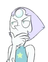 Sticker from I'm just a pearl