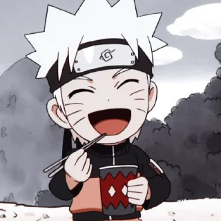 🍜 emoji Narotu Uzumaki @sticker_anime_boy Telegram sticker 3 of 22