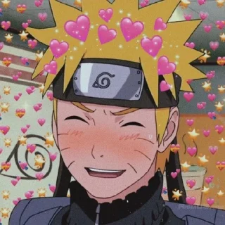 🍥 emoji Narotu Uzumaki @sticker_anime_boy Telegram sticker 14 of 22