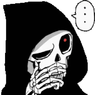 🤔 emoji @stickermaze│@stickerXhub│𝐓𝐡𝐞𝐑𝐄𝐀𝐏𝐄𝐑 Telegram sticker 14 of 30