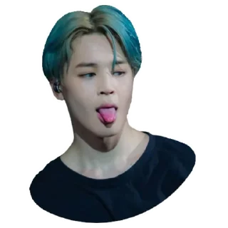 👅 emoji Jimin @Stickersey Telegram sticker 8 of 25