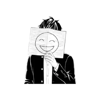 😎 emoji fake smile-! Telegram sticker 9 of 18