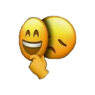 😄 emoji fake smile-! Telegram sticker 6 of 18