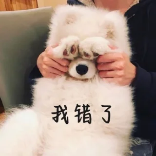 ☺️ emoji 萨摩耶(Samoyed) & more by @momo_li ⭐️ Telegram sticker 10 of 120
