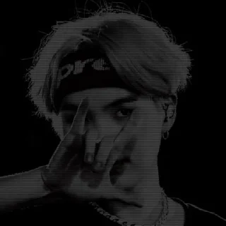 ☄️ emoji Dark suga bts ® Telegram sticker 13 of 14