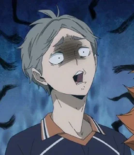 😤 Haikyuu, стикер Telegram 8 из 43