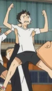🫡 emoji haikyuu Telegram sticker 22 of 99