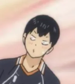 😙 emoji haikyuu Telegram sticker 19 of 99