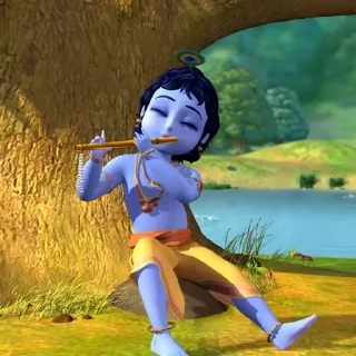 🪈 emoji Little Krishna @Sumit_Official_01 Telegram sticker 11 of 120
