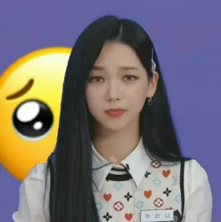 💜 emoji karina aespa @famochiee Telegram sticker 19 of 39