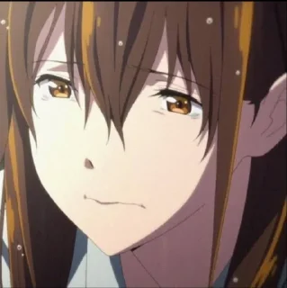 😢 emoji @animestickerchannel I want to eat your pancreas Telegram sticker 18 of 50