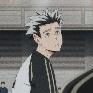 Sticker from Bokuto