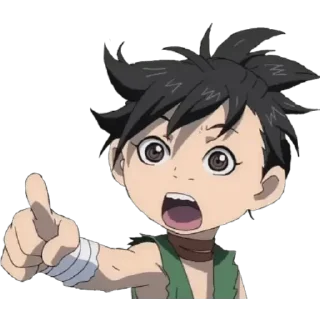 😲 emoji Dororo • @AnimeCrunch_Stickers Telegram sticker 24 of 70