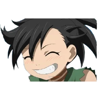 😂 emoji Dororo • @AnimeCrunch_Stickers Telegram sticker 14 of 70