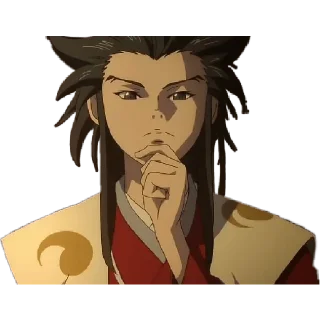 🧐 emoji Dororo • @AnimeCrunch_Stickers Telegram sticker 11 of 70