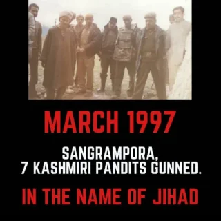 ☠️ emoji Kashmiri Hindu Exodus • @HinduStickers_HinduStuff Telegram sticker 14 of 23