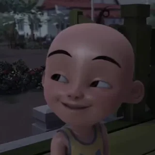 🌚 emoji Upin Ipin meme Telegram sticker 6 of 24