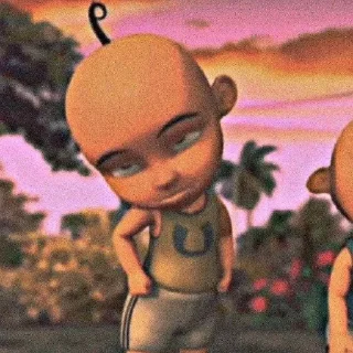 🧺 emoji ≛ meme upin & ipin @zrylly ≛ Telegram sticker 9 of 34