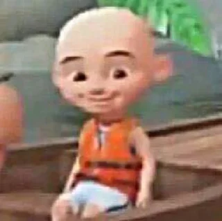🧺 emoji ≛ meme upin & ipin @zrylly ≛ Telegram sticker 12 of 34