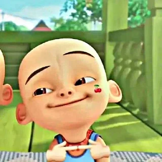 🧺 emoji ≛ meme upin & ipin @zrylly ≛ Telegram sticker 15 of 34