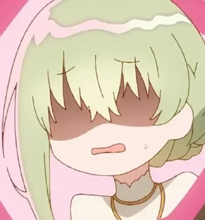 😨 emoji 白聖女 - 藍沢 ⁶ @YueXiiia Telegram sticker 21 of 38