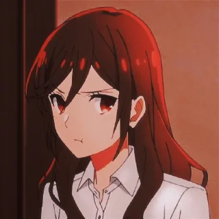 😒 emoji Horimiya Telegram sticker 12 of 16