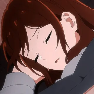 😴 emoji Horimiya Telegram sticker 9 of 16