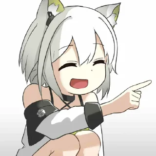 🐱 emoji 指人表情包 by @九雨QAme Telegram sticker 13 of 71