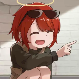 👼 emoji 指人表情包 by @九雨QAme Telegram sticker 11 of 71