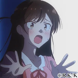 😳 emoji 彼女、お借りします｜Rental Girlfriend @KumaTeaProjects Telegram sticker 9 of 60