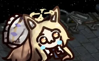 😢 emoji 抽象泉奈包(from_tw:kikkuk222) Telegram sticker 15 of 39