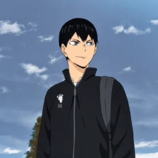 🏐 emoji Kageyama Tobio ; @TempatTikelAnime Telegram sticker 24 of 40