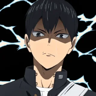Sticker from Kageyama Tobio ; @TempatTikelAnime