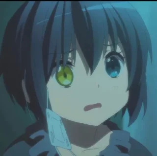 😢 emoji Stiker rikka takanashi Telegram sticker 6 of 16