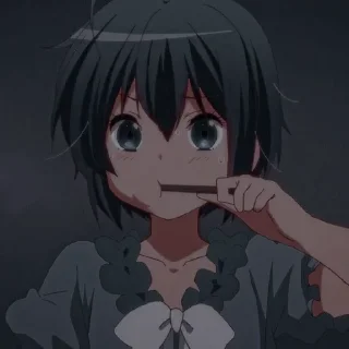 😶 emoji Stiker rikka takanashi Telegram sticker 10 of 16