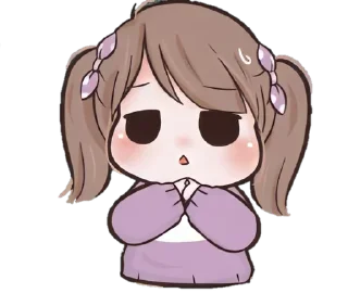 🧁 emoji ❲ ⎙ @crmll06 ❳ Chᥙbbᥡ gιrᥣ 1 Telegram sticker 7 of 40
