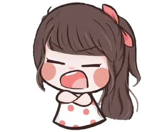 🍡 emoji ❲ ⎙ @crmll06 ❳ Bᥲbᥡ b᥆᥆ - mιᥒι Telegram sticker 19 of 40