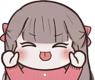 💭 emoji ❲ ⎙ @crmll06 ❳ Chᥙbbᥡ gιrᥣ 2 Telegram sticker 17 of 40