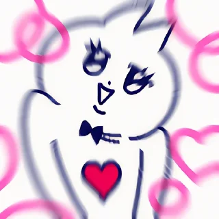 🥰 emoji 领结猫Cat 3 更多贴纸在 @riridoafflinks Telegram sticker 5 of 89