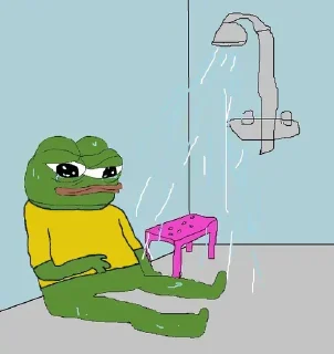 🚿 emoji 🐸 Pepe Vol 3 🐸 : : @COZYFOCX Telegram sticker 11 of 120
