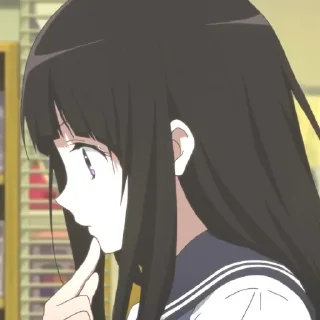 🎀 emoji Chitanda Eru:: @delladairy Telegram sticker 12 of 65