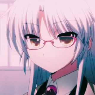 🤍 emoji Tachibana Kanade Telegram sticker 18 of 21
