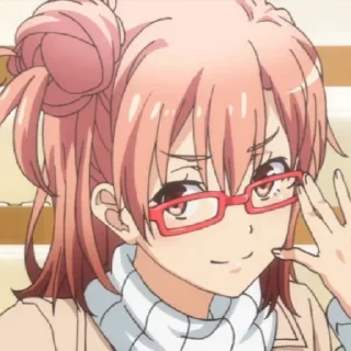 😍 emoji Oregairu Stickers @KissAnime_Stickers_Gallery Telegram sticker 8 of 20
