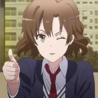 😍 emoji Oregairu Stickers @KissAnime_Stickers_Gallery Telegram sticker 17 of 20