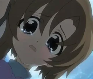 😢 emoji Rena (Higurashi) Telegram sticker 11 of 24