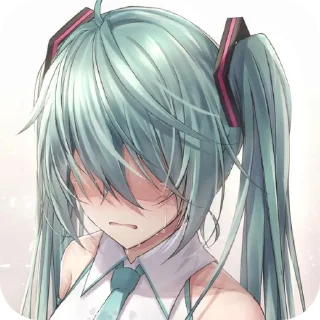 👍 emoji Miku Telegram sticker 7 of 60