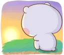 🐽 emoji TuaGom Puffy Bear and Rabbit by TORA JUNG Telegram sticker 24 of 79
